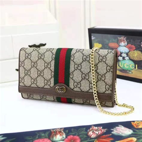 gucci ophidia gg supreme wallet|gucci ophidia wallet on chain.